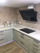 Cocina lacada Silestone Pearl Jasmine